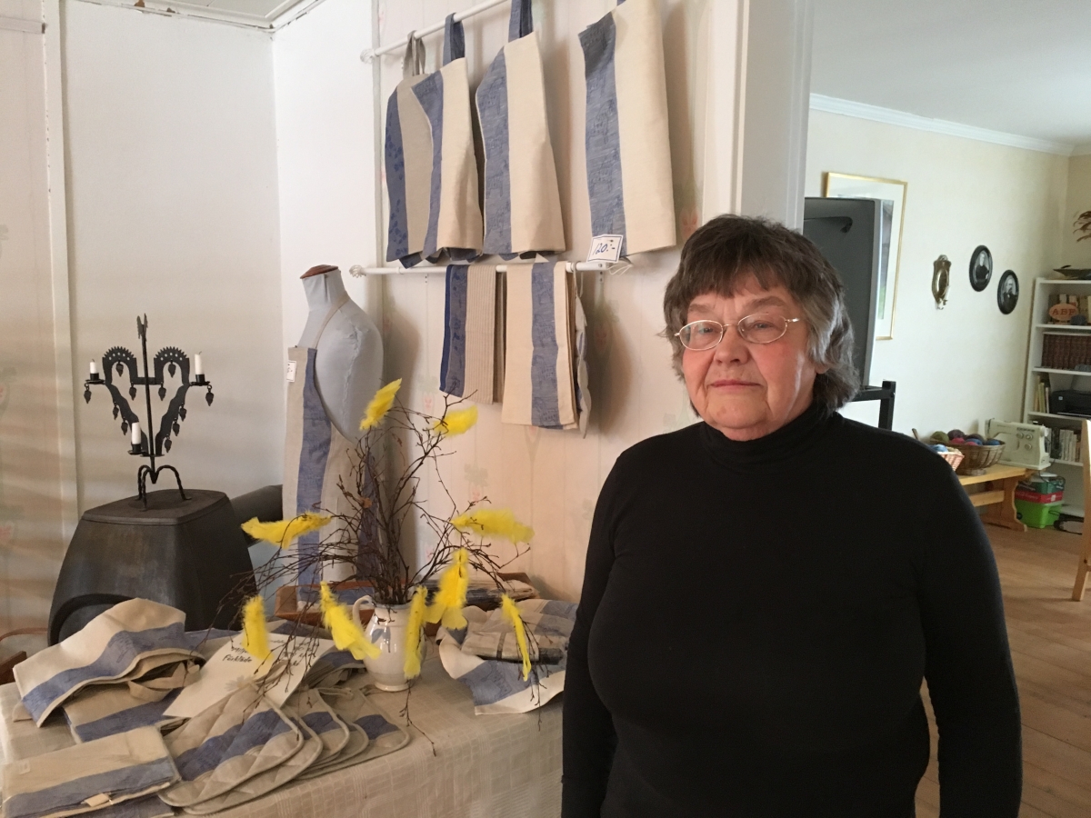 Britta Nilsson driver kursgården och caféeverksamhet