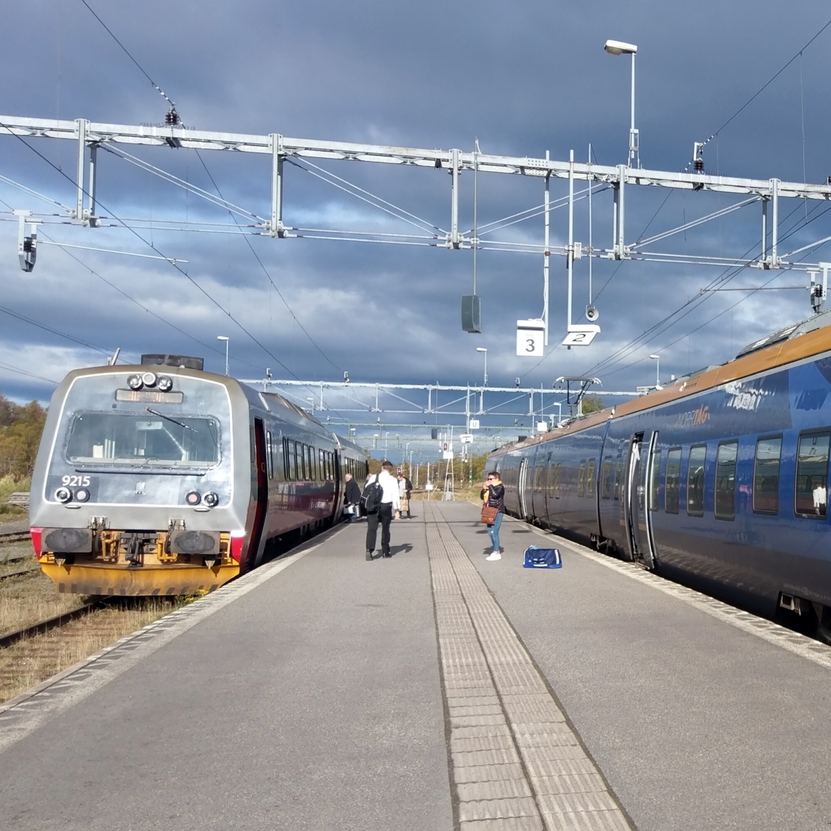 Tågbyte i Storlien