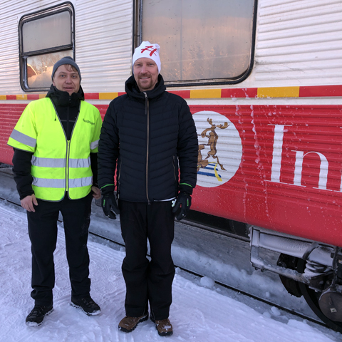 Marco Andersson, Snälltåget, och Peter Ekholm, Inlandsbanan