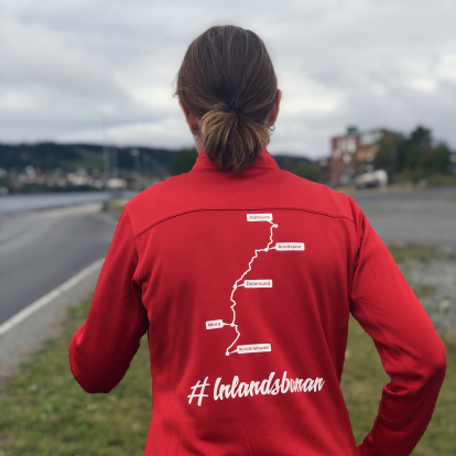 Joggingtur längs Storsjöns strand.
