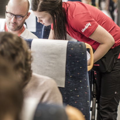 Jobba som tågvärd på Inlandsbanan