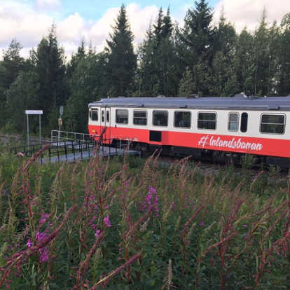 Hållplatsen vid Åsarna Skicenter