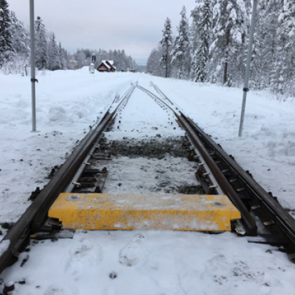Tågväxelvärmare i Röjan